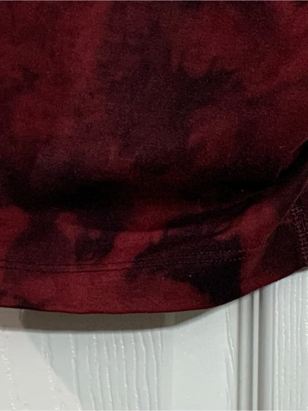 NOBULL Red & Black Tie-Dye Athletic Shorts